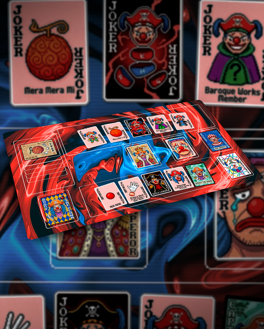 Playmat Balatro Buggy Jocker One Piece