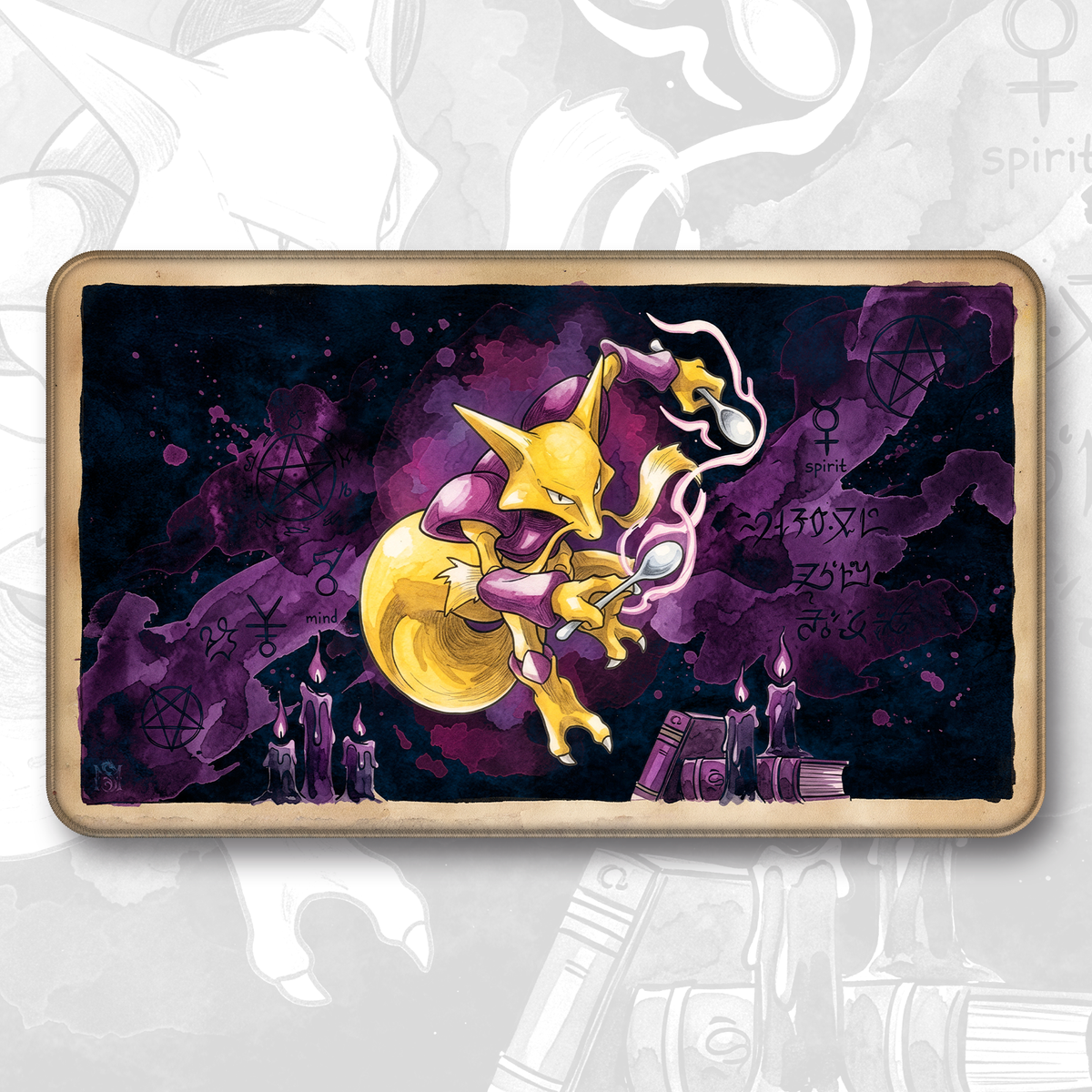 Playmat Alakazam Candle