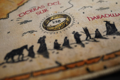 Spellground 25 Aniversario Señor de los Anillos mapa