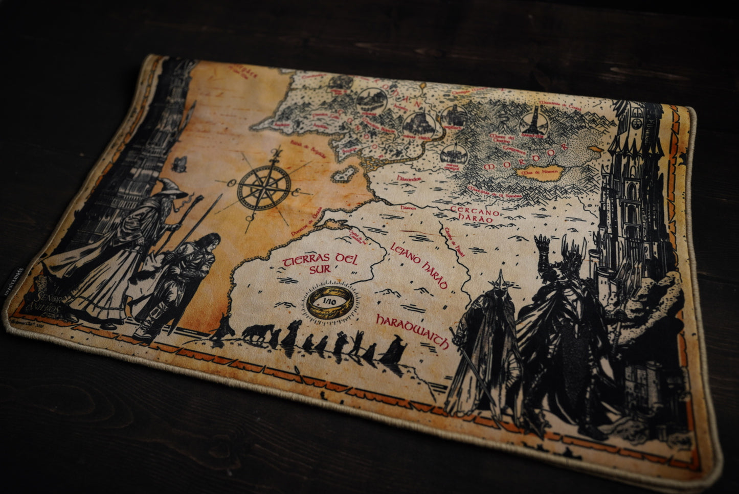 Spellground 25 Aniversario Señor de los Anillos mapa