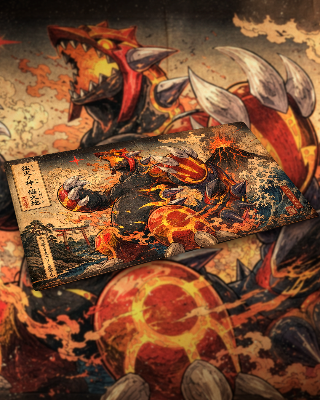 Playmat Groudon Leyendas Ancestrales
