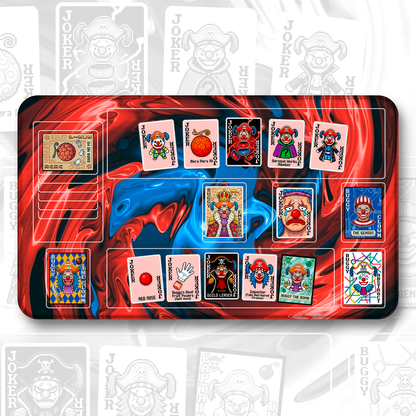Playmat Balatro Buggy Jocker One Piece
