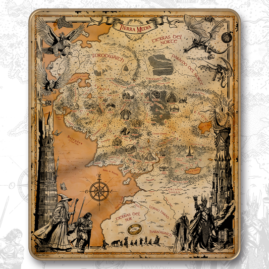 Spellground 25 Aniversario Señor de los Anillos mapa