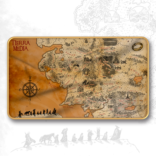 Spellground Simple 25 Aniversario Señor de los Anillos mapa