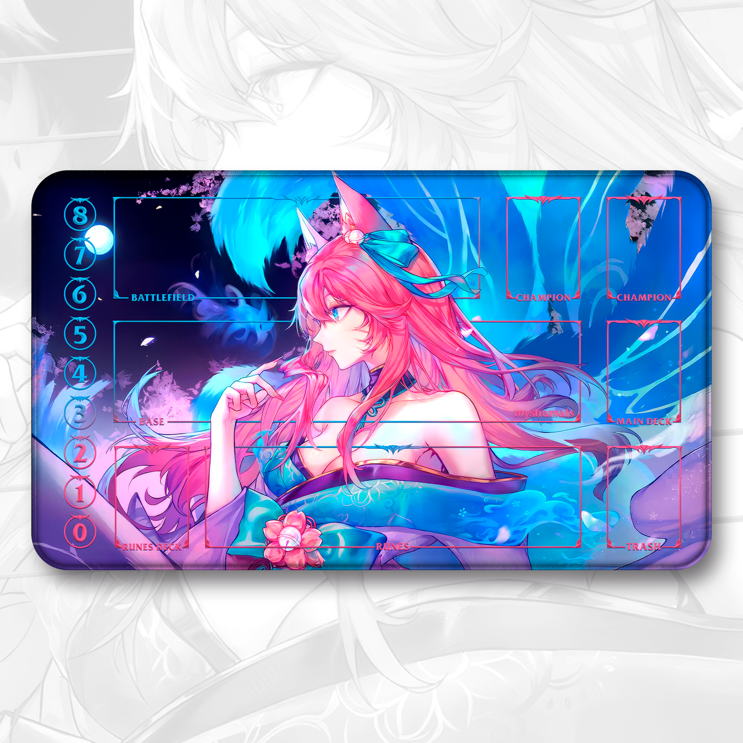 Playmat Riftbound Ahri Spirit Blossom
