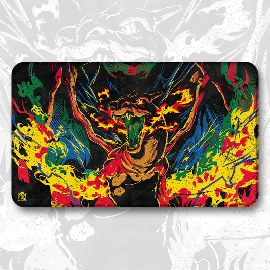 Playmat Charizard Retro Comic