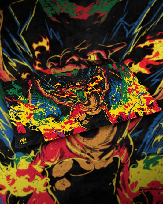 Playmat Charizard Retro Comic