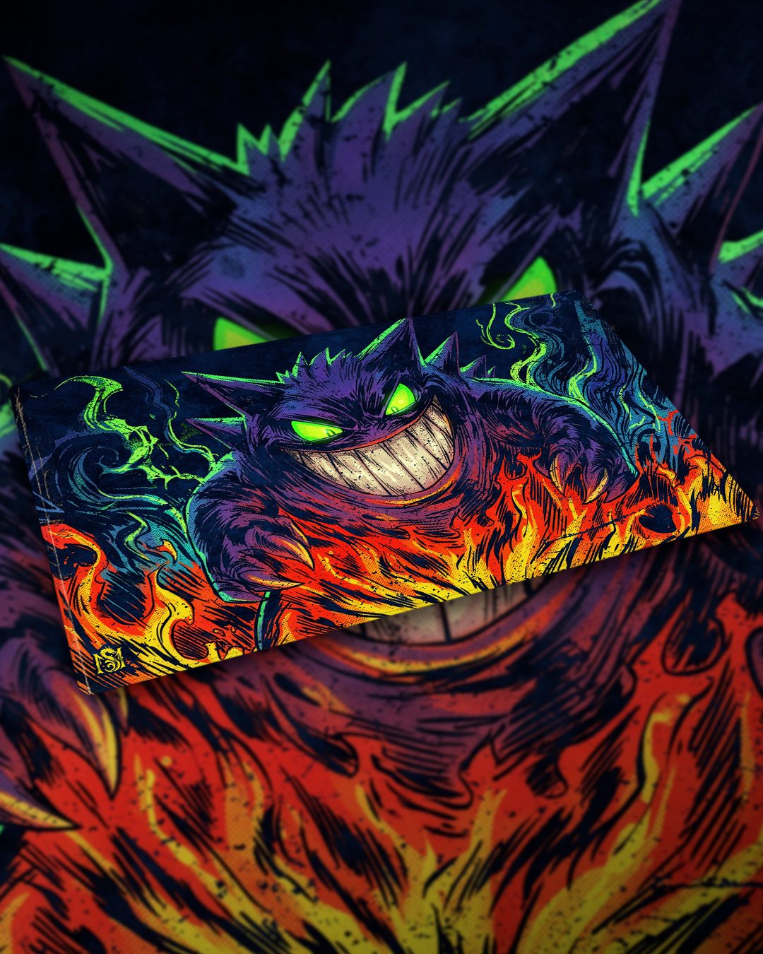 Playmat Gengar Retro Comic
