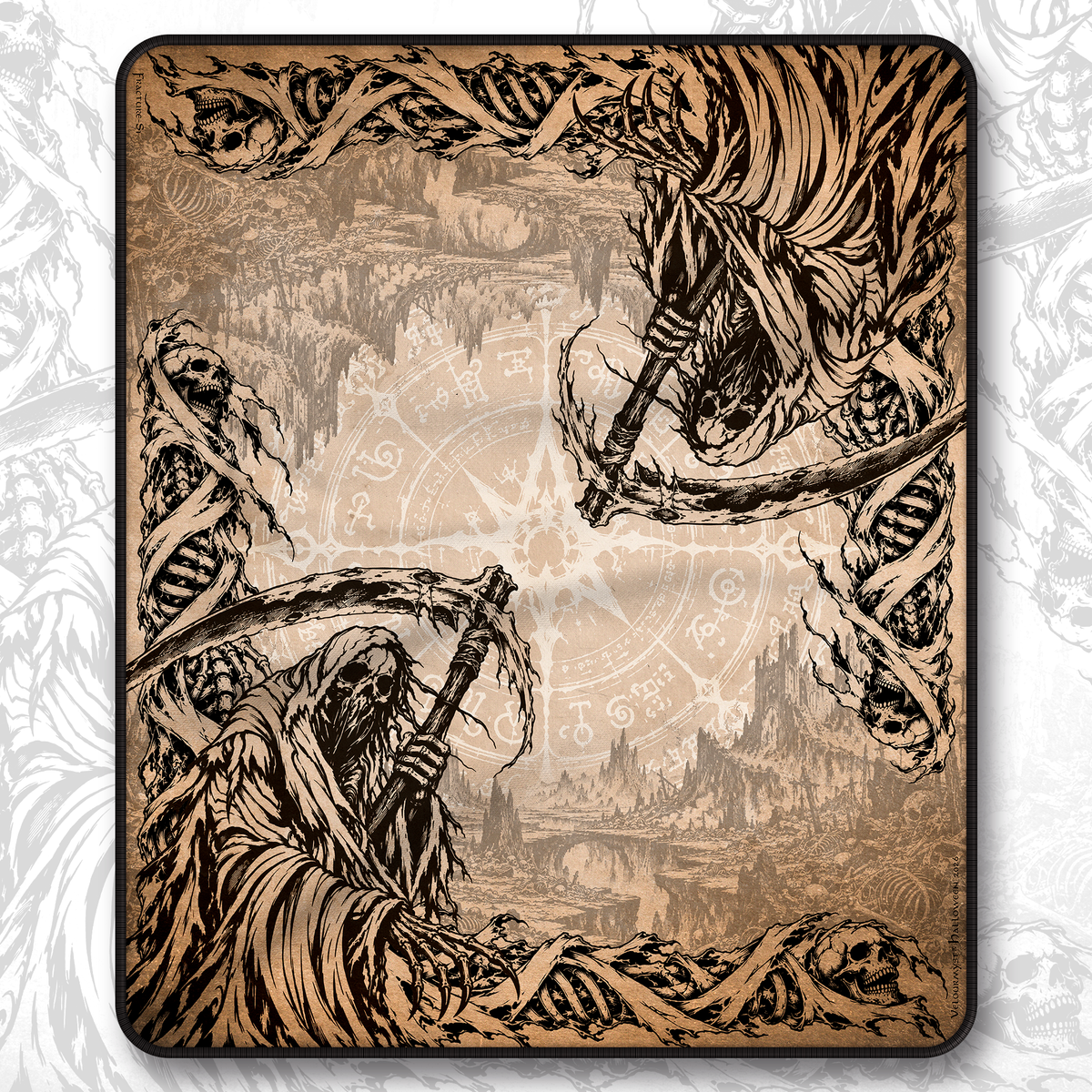 Velourmyst Halloween Reapers 2026 versión Pergamino, textura Fracture S1