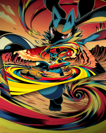 Playmat Mega Lucario Spin