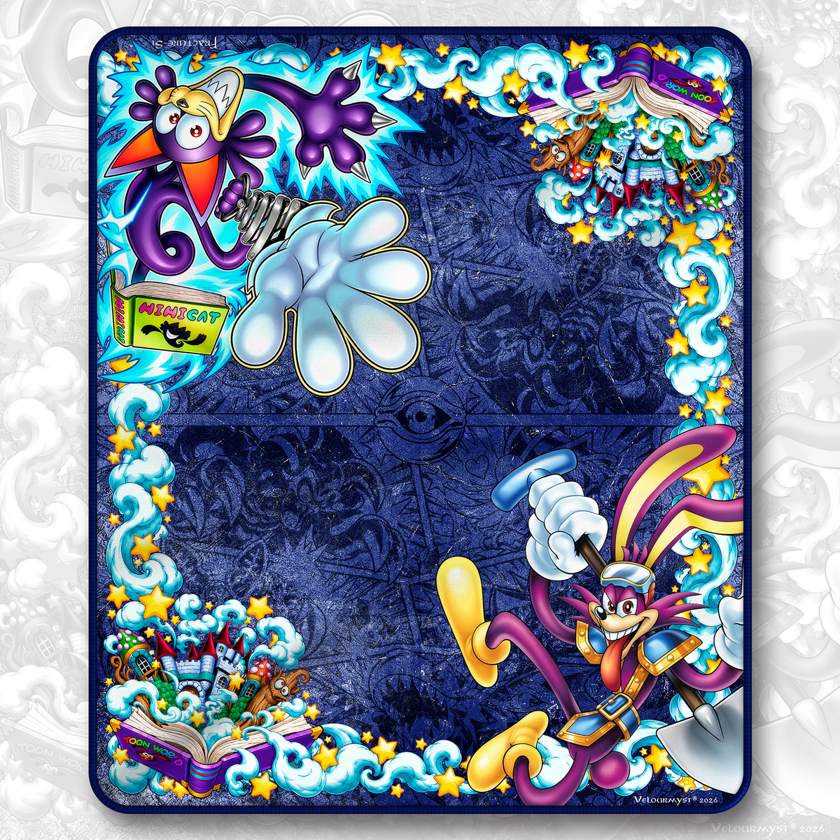 Velourmyst Toon World Yu-Gi-Oh! versión Azul Marino