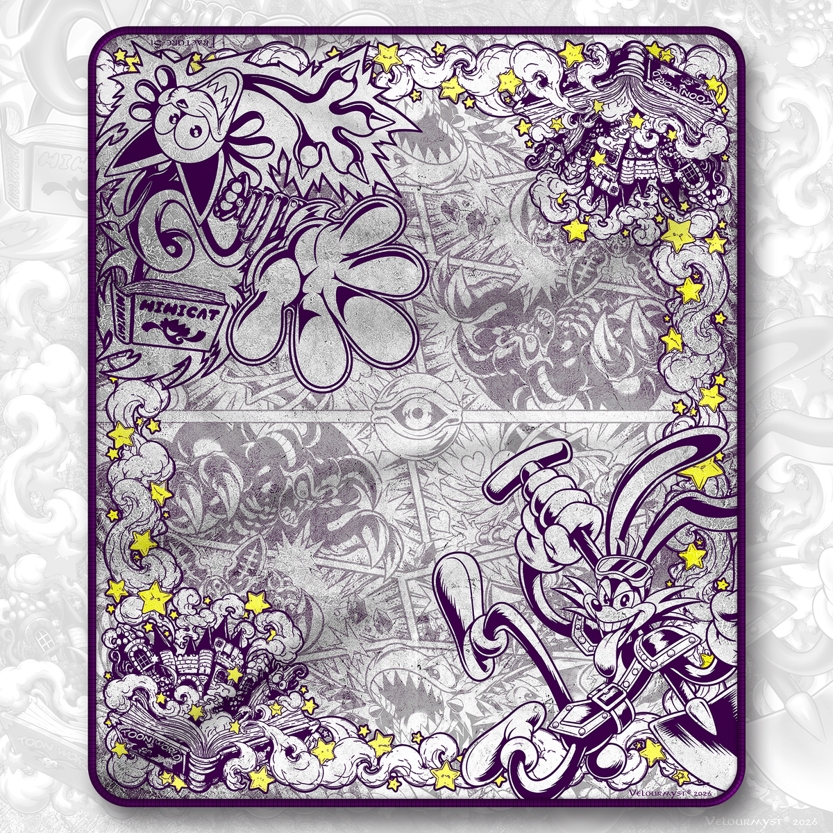Velourmyst Toon World Yu-Gi-Oh! versión Boceto