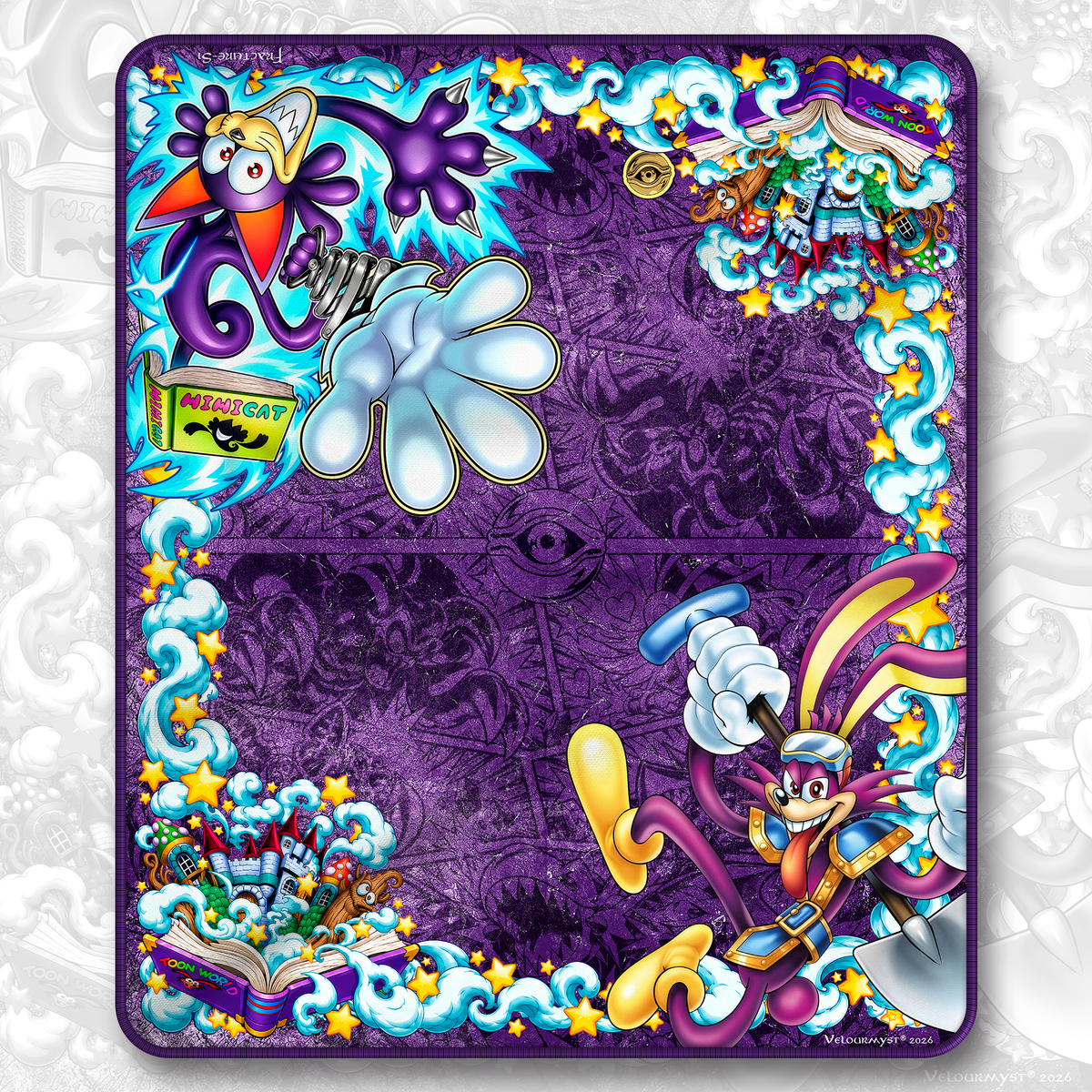 Velourmyst Toon World Yu-Gi-Oh! versión Púrpura
