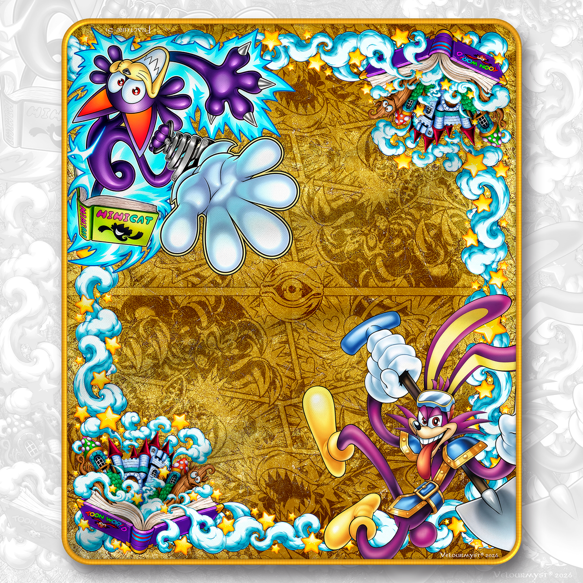 Velourmyst Toon World Yu-Gi-Oh! versión Dorado