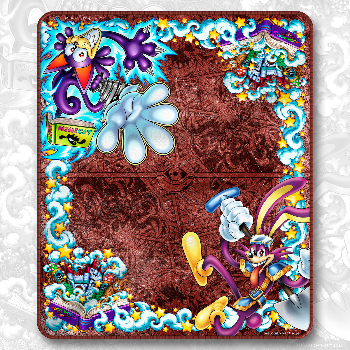 Velourmyst Toon World Yu-Gi-Oh! versión Rojo