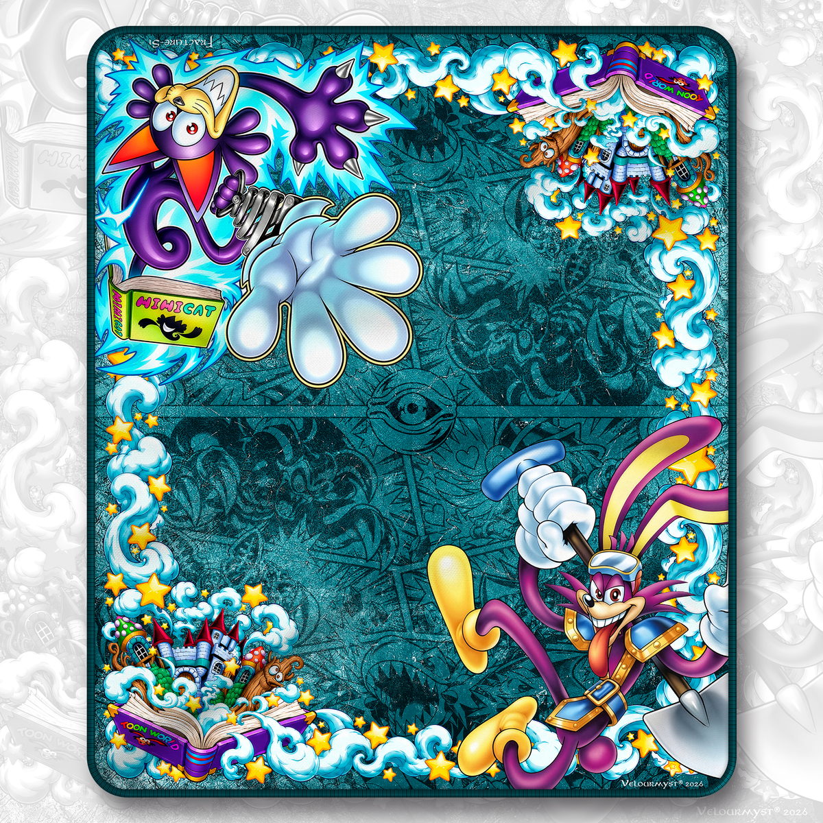 Velourmyst Toon World Yu-Gi-Oh! versión Teal